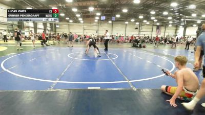 135 lbs Rr Rnd 3 - Lucas Jones, Kraken - MS vs Gunner Pendergraft, Mat Assassins Red - MS