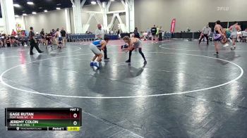 132 lbs Round 8 (10 Team) - Jeremy Colon, Team Blue Steel vs Gage Rutan, Fight Barn WC