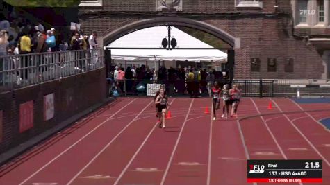 Watch High School Girls 4x400 Relay Prelims (Event 133) At 2026 Penn Relays