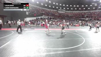 150 lbs Champ. Round 2 - Colin Staus, Marathon vs Logen Washuleski, Coleman Youth Wrestling