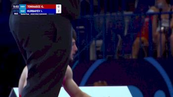 55 kg Quarterfinal - Giorgi Tokhadze, GEO vs Iskhar Kurbayev, KAZ