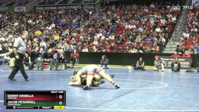 1A-150 lbs Semifinal - Jacob McGargill, Shenandoah vs Danny Kinsella, Treynor