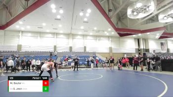 129 lbs Cons. Round 4 - Sebastien Jean, Warren Wrestling Academy vs Matthew Baylor, Milan