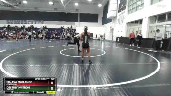 100 lbs Champ. Round 1 - Destiny Huitron, Arroyo vs Maleya Maglanoc, Centennial