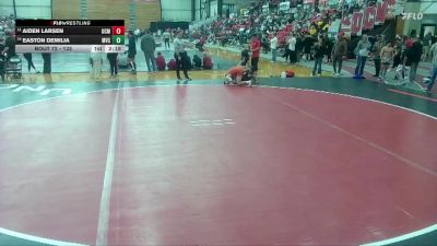 133 lbs Quarterfinal - Easton DeMilia, Missouri Valley vs Aiden Larsen, Central Missouri