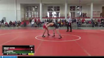 125 lbs Cons. Round 3 - Brady Ester, Wabash vs Ty Haskins, Unattached - Marian