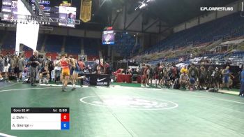 113 lbs Cons 32 #1 - Jesse Gehr, Florida vs Antonio George, New York