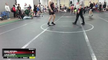 160 lbs Round 2 (8 Team) - Lukas Conte, Mat Assassins Red vs Eddie Mitchell, Centurion WC