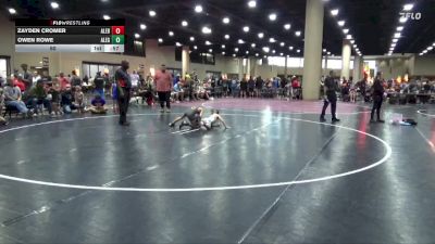 60 lbs Round 2 (6 Team) - Zayden Cromer, Alabama Elite Blue vs Owen Rowe, Alabama Elite Gold