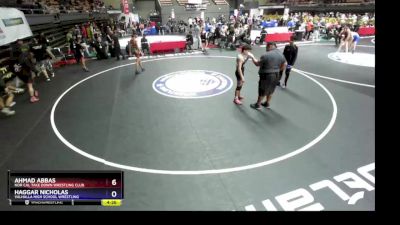 120 lbs Cons. Round 2 - Ahmad Abbas, Nor Cal Take Down Wrestling Club vs Haggar Nicholas, Valhalla High School Wrestling