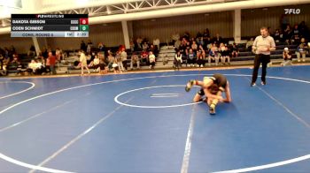 141 lbs Cons. Round 5 - Dakota Gibson, Cloud County Community College vs Coen Schmidt, Colorado School Of Mines