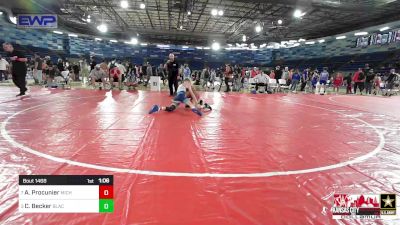 92 lbs Final - Asher Procunier, Michigan Premier WC vs Casen Becker, Black Fox Wrestling Academy