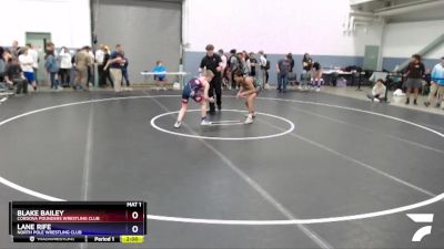 120 lbs Final - Lane Rife, North Pole Wrestling Club vs Blake Bailey, Cordova Pounders Wrestling Club