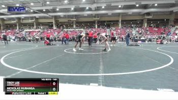 140 lbs Cons. Round 4 - Troy Lee, Garden Plain vs Nickolas Mubanga, Excelsior Springs