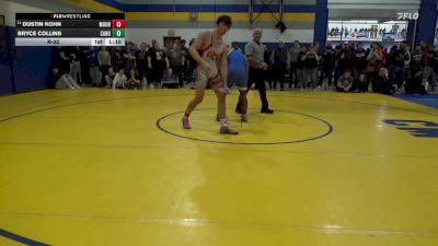 189 lbs R-32 - Dustin Kohn, Mountain View-VA vs Bryce Collins, Canon-McMillan
