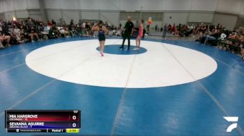 117 lbs Placement Matches (16 Team) - Mia Hargrove, Colorado vs Sevanna Aguirre, Arizona Black