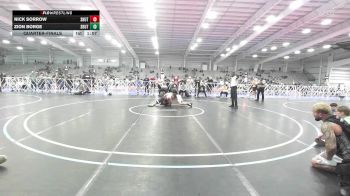 132 lbs Quarterfinal - Nick Sorrow, Team Shutt Mutts vs Zion Borge, Team Shutt