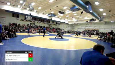 123 lbs Round Of 32 - Derek Barrows, Pomona (CO) vs Dareyan Egner, Crescent Valley (OR)