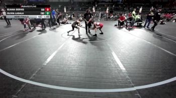 75 lbs Semifinal - Eliana Servis, Fair Lawn vs Olivia LaSala, Fiwc