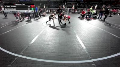 75 lbs Semifinal - Eliana Servis, Fair Lawn vs Olivia LaSala, Fiwc