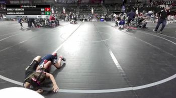 50 lbs 5th Place - Emily Vernon, Blairstown Wrestling Club vs Amelia Rossy, Lenape Valley