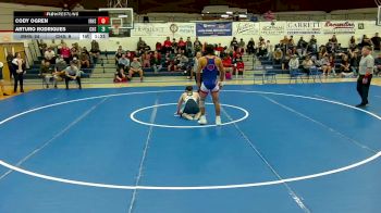 165 lbs Round 3 (3 Team) - Arturo Rodrigues, Coolidge High School vs Cody Ogren, Ironwood Ridge High School