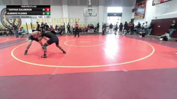 138 lbs Champ. Round 2 - Nathan Salmeron, Paloma Valley vs Alberto Flores, Eleanor Roosevelt