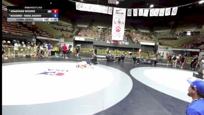 65 kg Cons. Semis - Jonathan Woods, Scotsmen Wrestling Club vs Magomed - Rasul Daudov