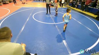 46 lbs Consi Of 8 #1 - Beckham Warrington, Wagoner Takedown Club vs Gabriel Harsha, Collinsville Cardinal Youth Wrestling