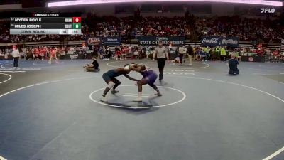 D 1 165 lbs Cons. Round 1 - Miles Joseph, Southside vs Jayden Boyle, Hahnville