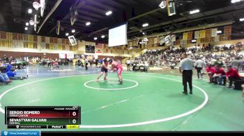 285 lbs Champ. Round 1 - Sevastyan Galvan, Central vs Sergio Romero, Steele Canyon