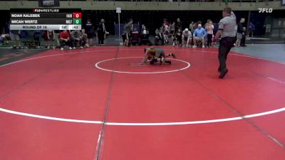 70 lbs Round Of 16 - Noah Kalebek, Fair Lawn vs Micah Wertz, Milton