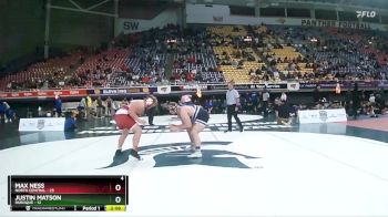 285 lbs Round 1 (16 Team) - Justin Matson, Dubuque vs Max Ness, North Central