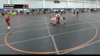 165 lbs Cons. Round 4 - Caleb Jendras, Unattached vs Dayton Webb, Mishawaka Wreslting