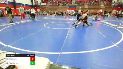 126 lbs Consi Of 8 #2 - Derrick Elmore, Tulsa Union vs Nathan Feather, Sand Springs HS