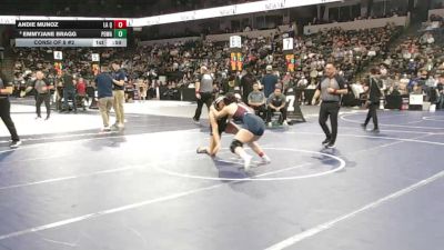 155 lbs Consi Of 8 #2 - Andie Munoz, La Quinta/La Quinta (SS) vs Emmyjane Bragg, Poway (SD)