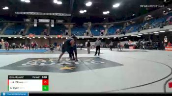 285 lbs Cons. Round 2 - Abdulhamid Olowu, Hoffman Estates vs Andrew Ryan, Woodstock