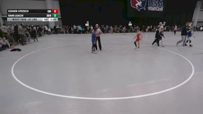 67 lbs Champ. Rd Of 64 - Sam Leach, Sherman Challenger's vs Cohen Utesch, Siouxland Wrestling Academy