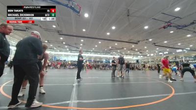 157 lbs Champ. Round 1 - Ben Takats, Perrysburg vs Michael Dickinson, All American TC