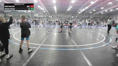 90 lbs Rr Rnd 2 - Rob Waller, All-American Wrestling Club Blue vs Bryce Dulin, Ohio Gold