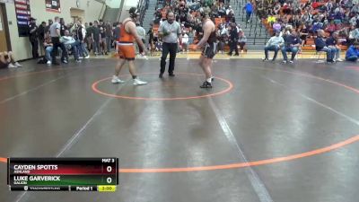 215 lbs Champ. Round 2 - Cayden Spotts, Ashland vs Luke Garverick, Galion