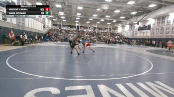 157 lbs Quarterfinal - Basil Othman, San Francisco State vs Vincent Cabral, Western Colorado