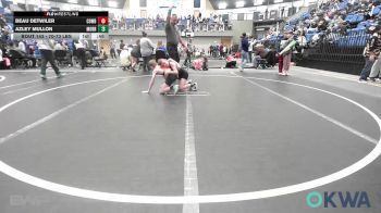 70-73 lbs Rr Rnd 5 - Beau Detwiler, Cowboy Wrestling Club vs Azley Mullon, Morrison Takedown Club