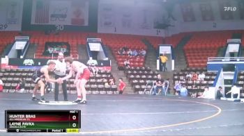 140 lbs Cons. Round 6 - Hunter Bras, All American TC vs Layne Pavka, Angola Elite