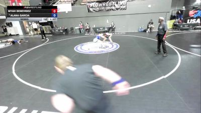 100 lbs Semis - Myah Benevidez vs Alana Garcia