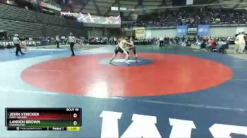 1 lbs Quarterfinal - Jevin Stricker, Mary Walker vs Landen Brown, Darrington