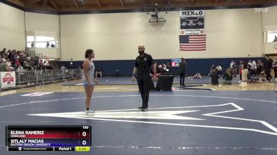 130 lbs Cons. Round 2 - Elena Rameriz, Vanguard vs Sitlaly Macias, Eastern Oregon University