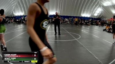 120 lbs Round 6 (8 Team) - Wyatt Ours, Westshore vs Caden Acuff, Crossroads Wrestling