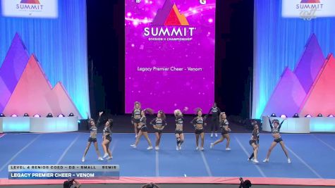 Legacy Premier Cheer - Venom [2026 L4 Senior Coed - D2 - Small Semis] 2026 The D2 Summit