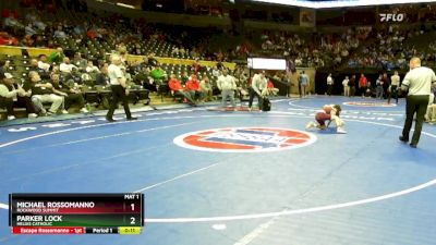 113 Class 3 lbs Cons. Round 1 - Michael Rossomanno, Rockwood Summit vs Parker Lock, Helias Catholic